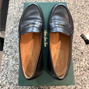 Aime Leon Dore Black Leather Loafers
